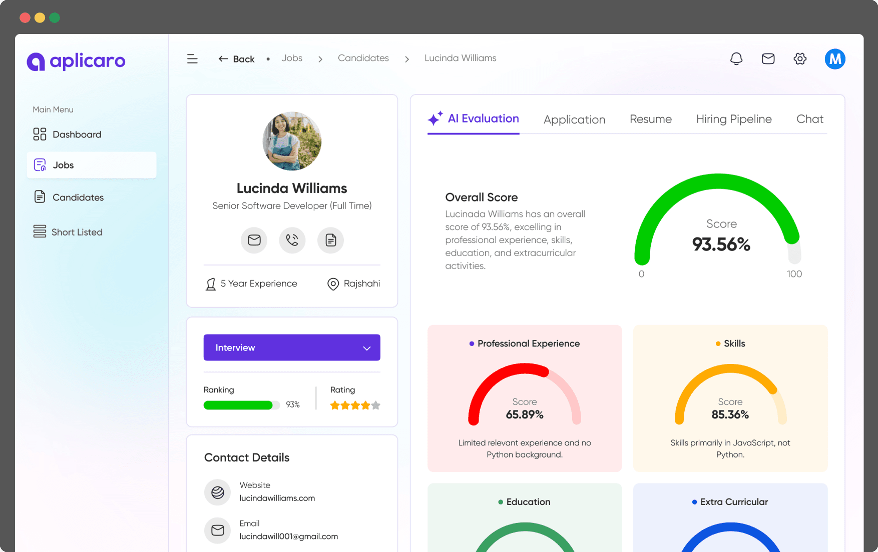 Aplicaro Platform Interface